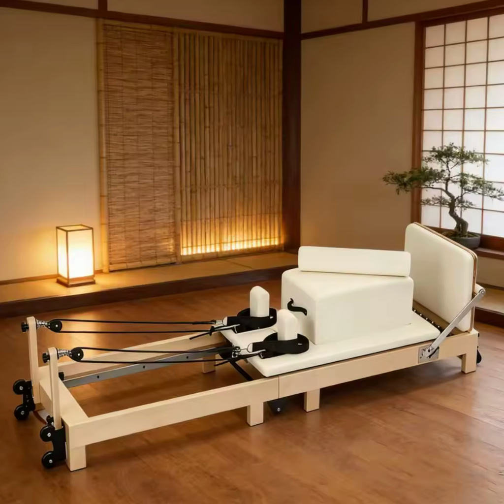 Pilate reformer beige bois