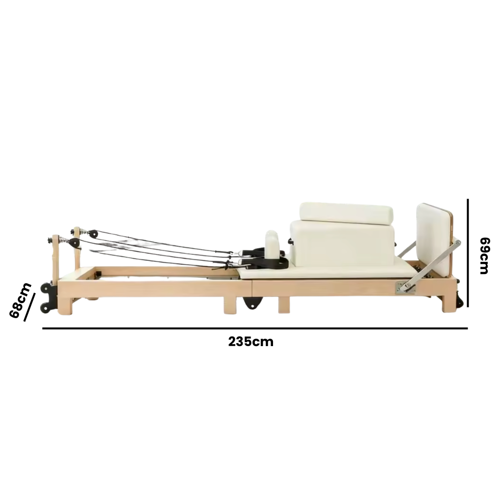 Pilate reformer beige bois taille