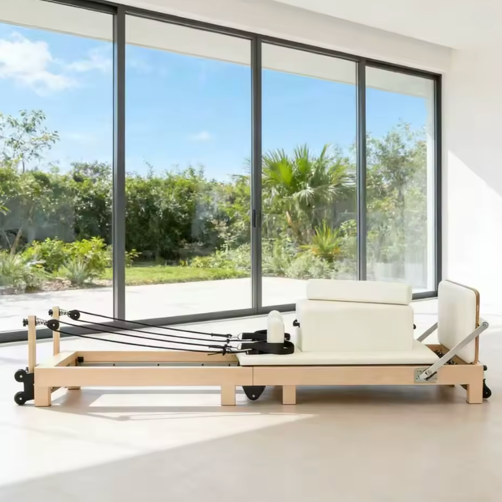 Pilate reformer beige bois