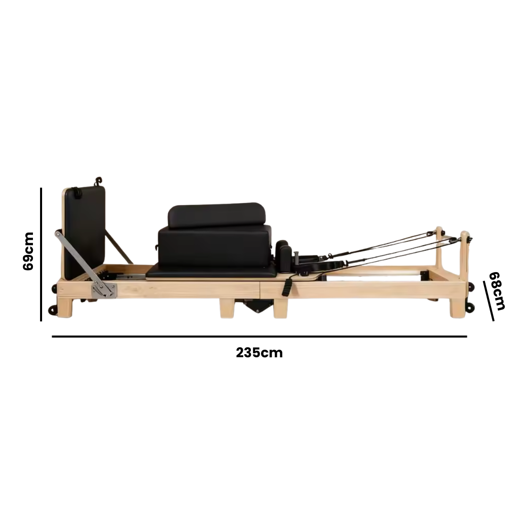 Pilate reformer noir bois taille